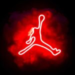 تابلو نئون طرح جردن نایکی