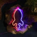 تابلو نئون طرح موشک