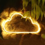 تابلو نئون طرح ابر