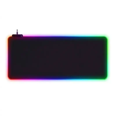 موس پد گیمینگ 30×80 تمام مشکی Glowing Cool RGB
