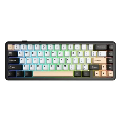 کیبورد گیمینگ AULA F65 مکانیکال 65% اتصال سه حالته