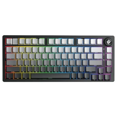کیبورد گیمینگ LEOBOG x AULA Hi75C PRO مکانیکال 75% اتصال 3 حالته